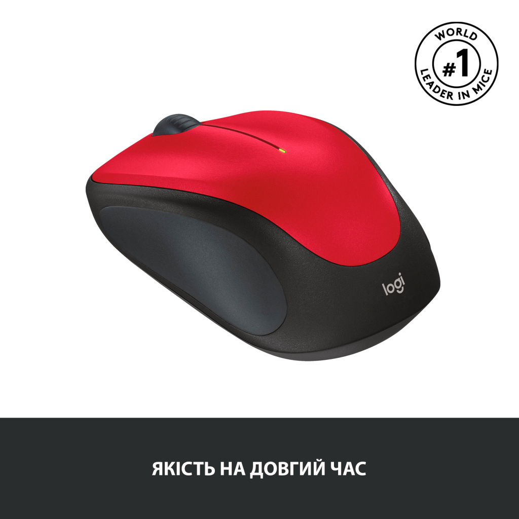 Мишка Logitech M235 Red (910-002496) - зображення 4