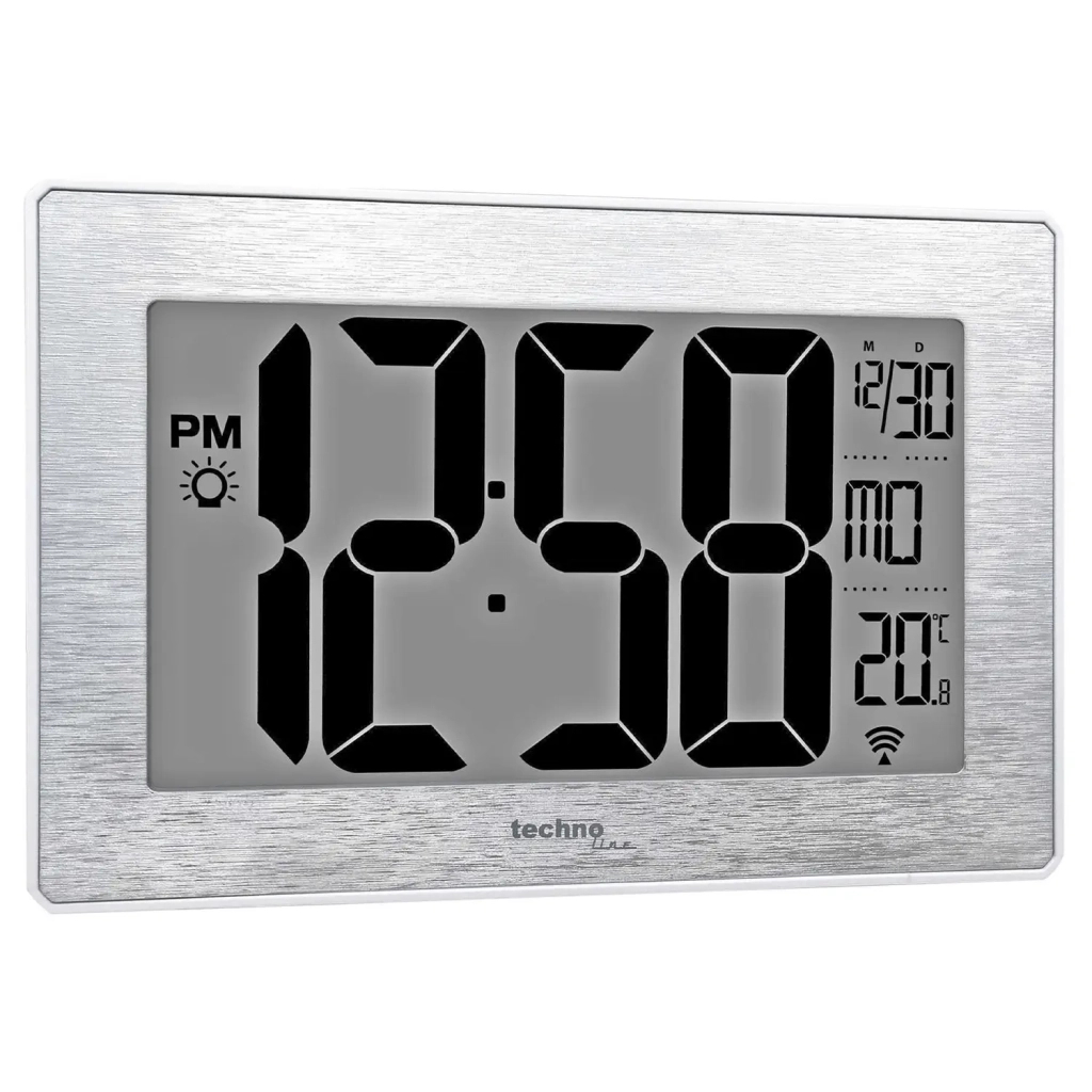 Настінний годинник Technoline WS8019 Silver (DAS301306) - зображення 2