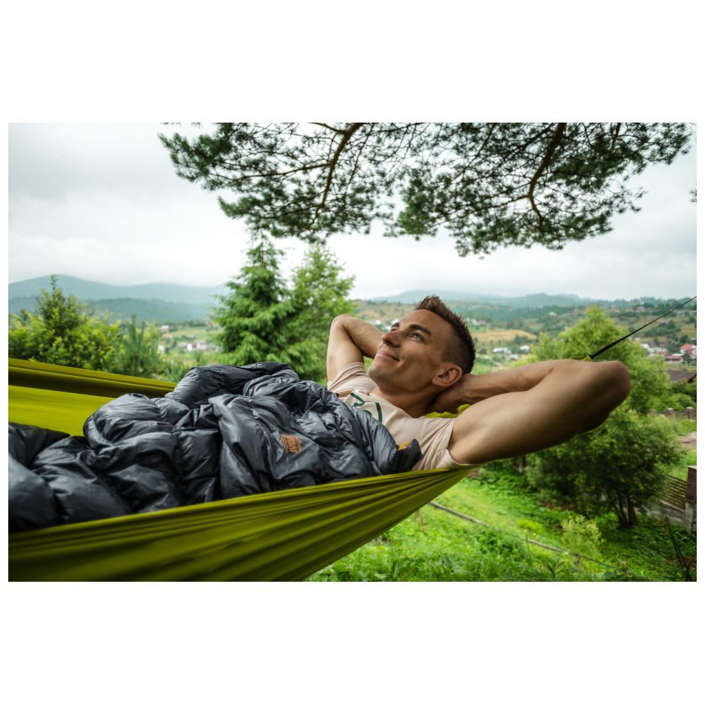 Спальний мішок Turbat Nox пуховий 250 grey/cheddar orange 195 см (012.005.0395) - зображення 8