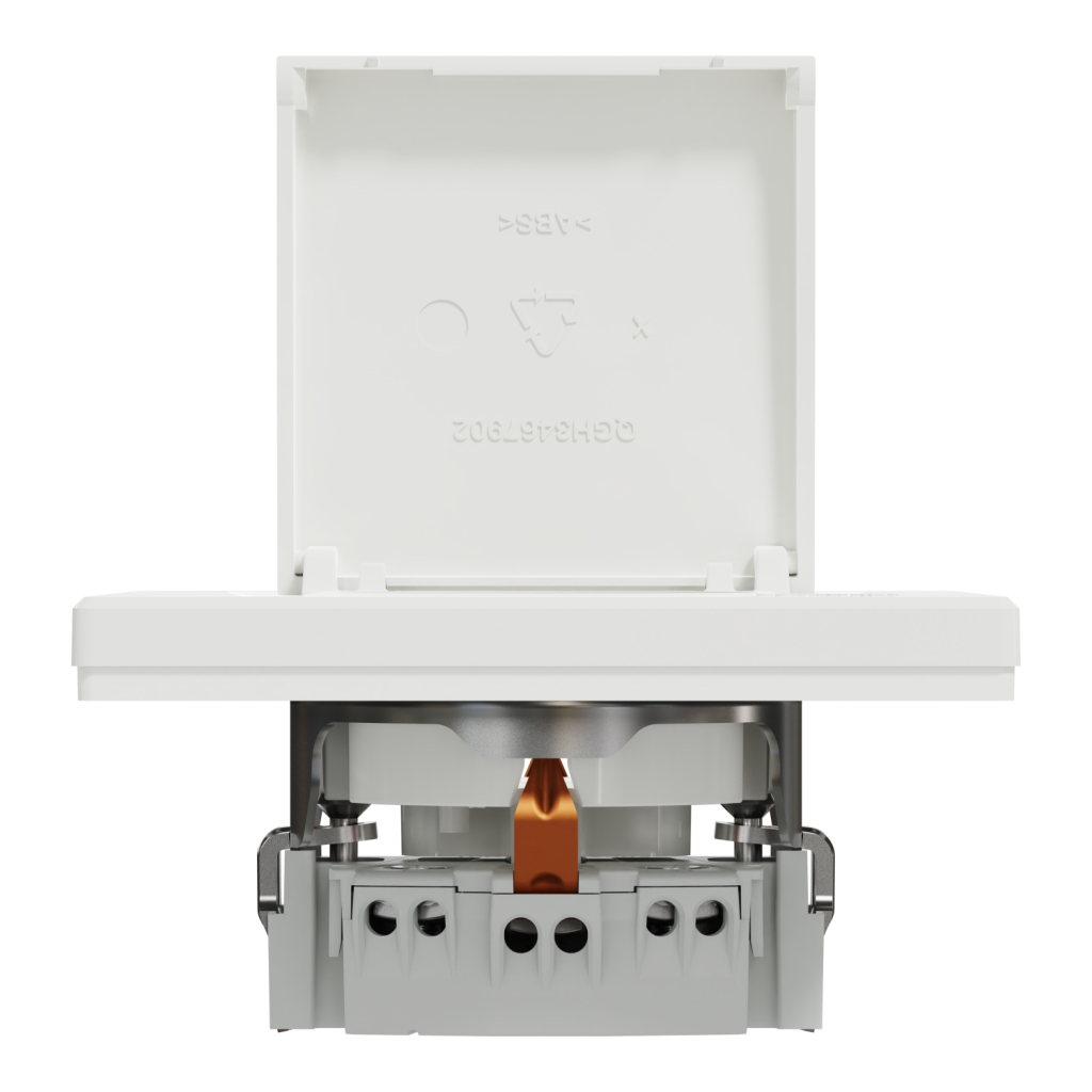 Розетка Schneider Electric ASFORA з кришкою, біла (EPH3100121) - изображение 6