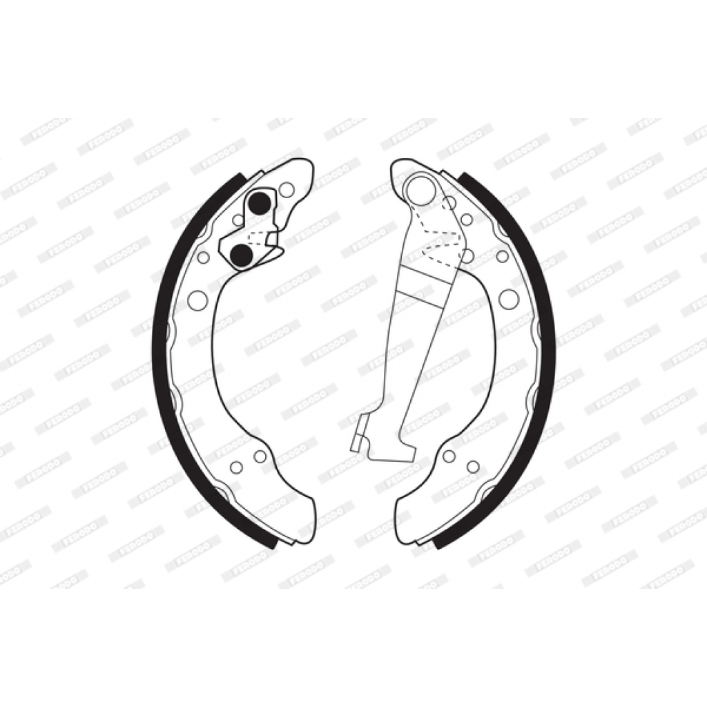 Гальмівні колодки FERODO FSB150 - зображення 1