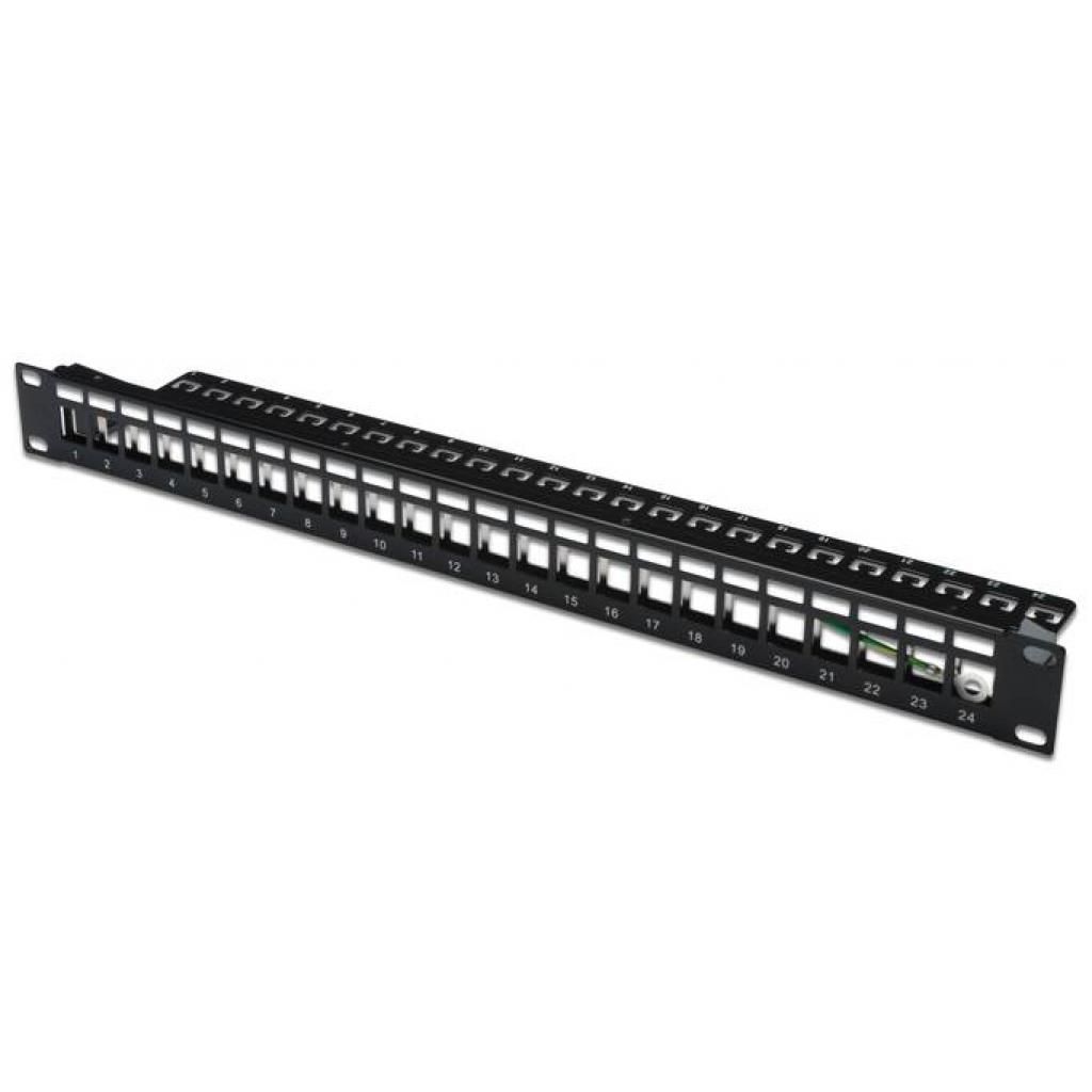 Патч-панель Digitus рама для набора 19" 1U 24 порти (DN-91411) - изображение 1