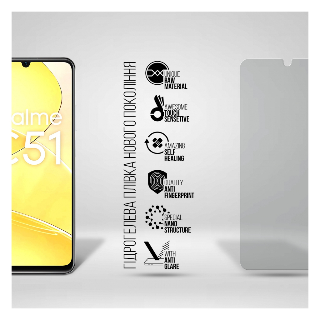 Плівка захисна Armorstandart Matte Realme C51 (ARM72844) - зображення 2