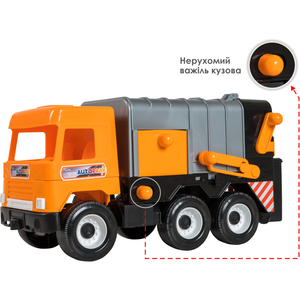 Спецтехніка Tigres "Middie truck" сміттєвоз Сity (39312) - зображення 2