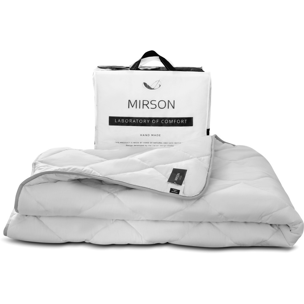 Ковдра MirSon бавовняна №1413 Bianco Зимова 140x205 см (2200001536982) - зображення 2