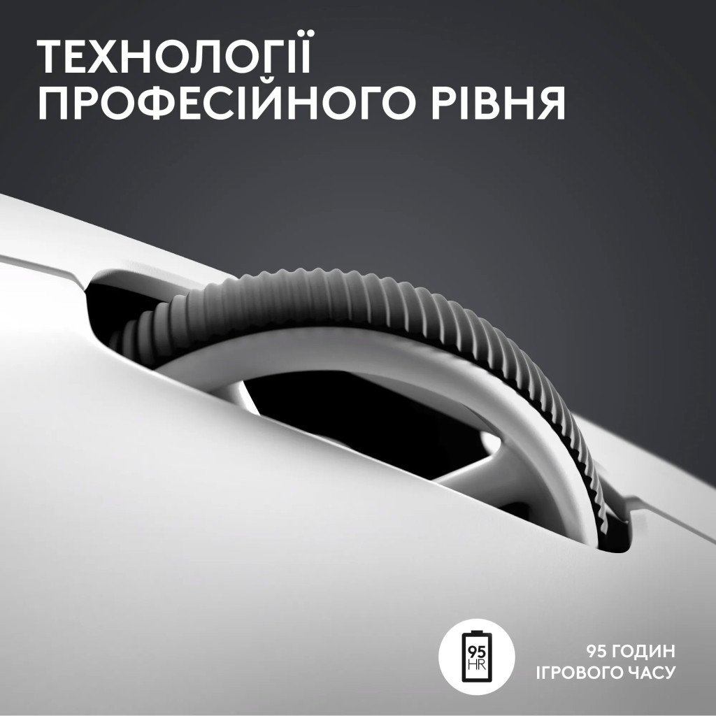 Мишка Logitech G Pro X Superlight 2 Lightspeed Wireless White (910-006638) - зображення 9
