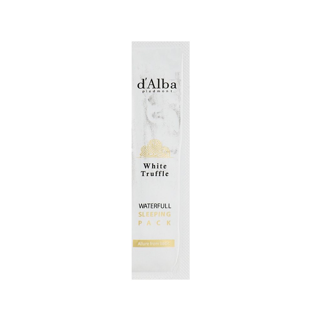 Маска для обличчя D'Alba Waterfull Sleeping Pack Зволожувальна нічна З екстрактом білого трюфеля 12 х 4 мл (8809782556970) - изображение 3