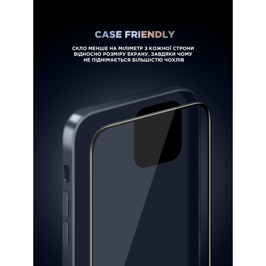 Скло захисне Armorstandart Supreme Plus Black Icon Apple iPhone 16 Pro (ARM80298) - зображення 6