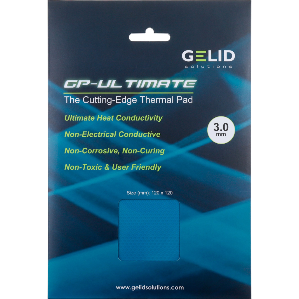 Термопрокладка Gelid Solutions GP-Ultimate Thermal Pad 120x120x3 mm (TP-GP04-S-E) - изображение 3
