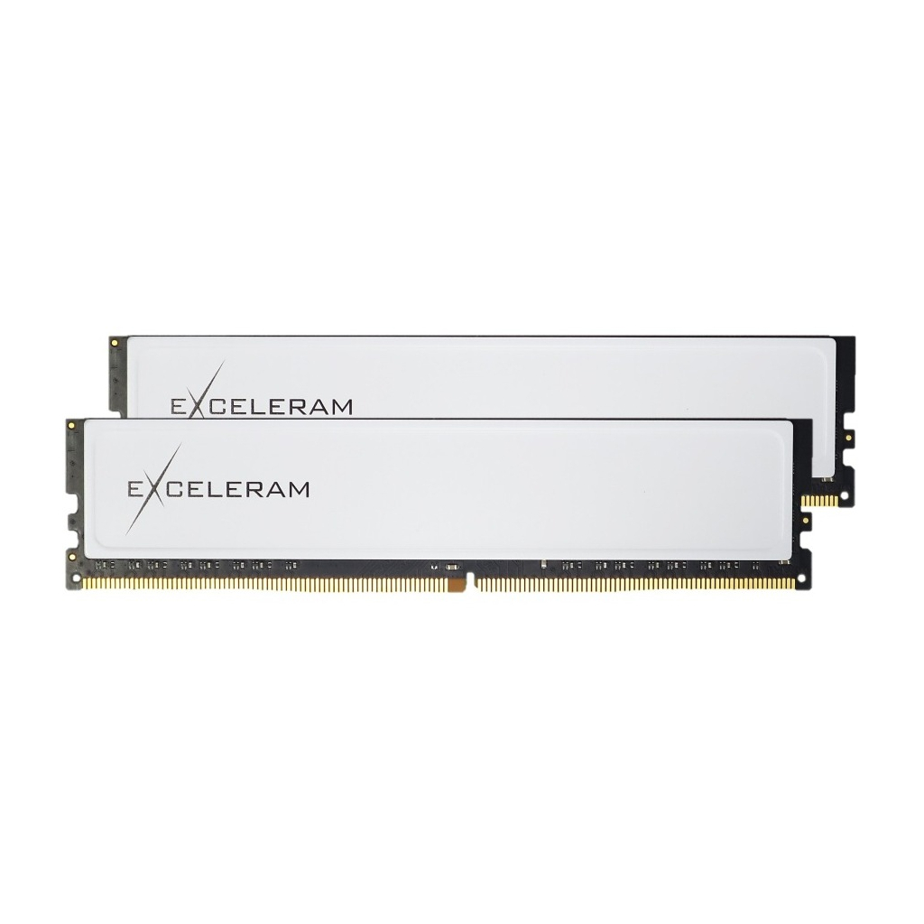 Модуль пам'яті для комп'ютера DDR4 16GB (2x8GB) 3200 MHz Black&White eXceleram (EBW4163216AD) - зображення 1