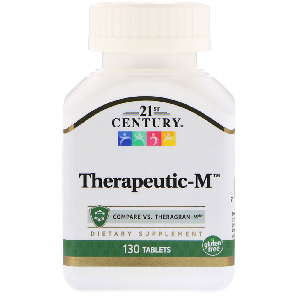 Мультивітамін 21st Century Мультивітаміни Терапевтичні, Therapeutic-M, 130 таблеток (CEN-22368) - зображення 1