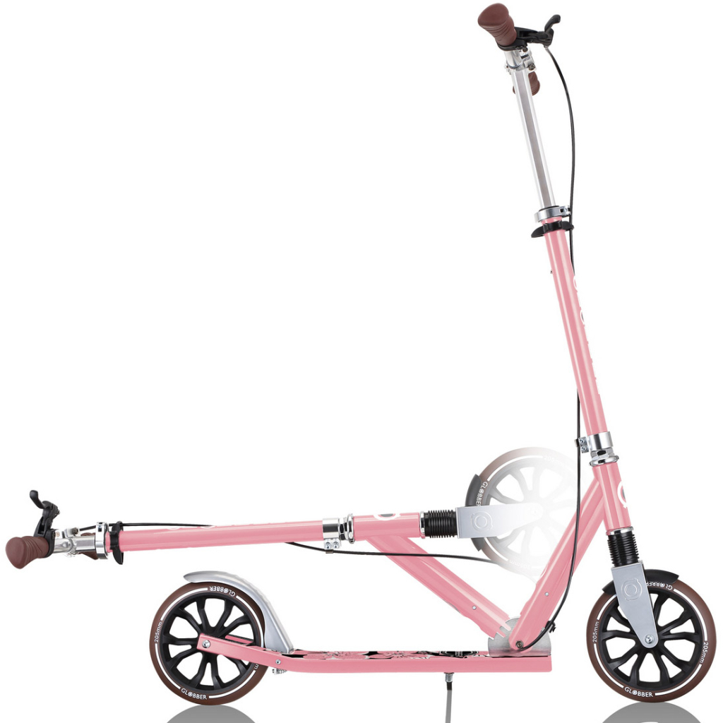 Самокат Globber NL205 Deluxe з ручним гальмом Пастельно-рожевий (685-210) - зображення 5