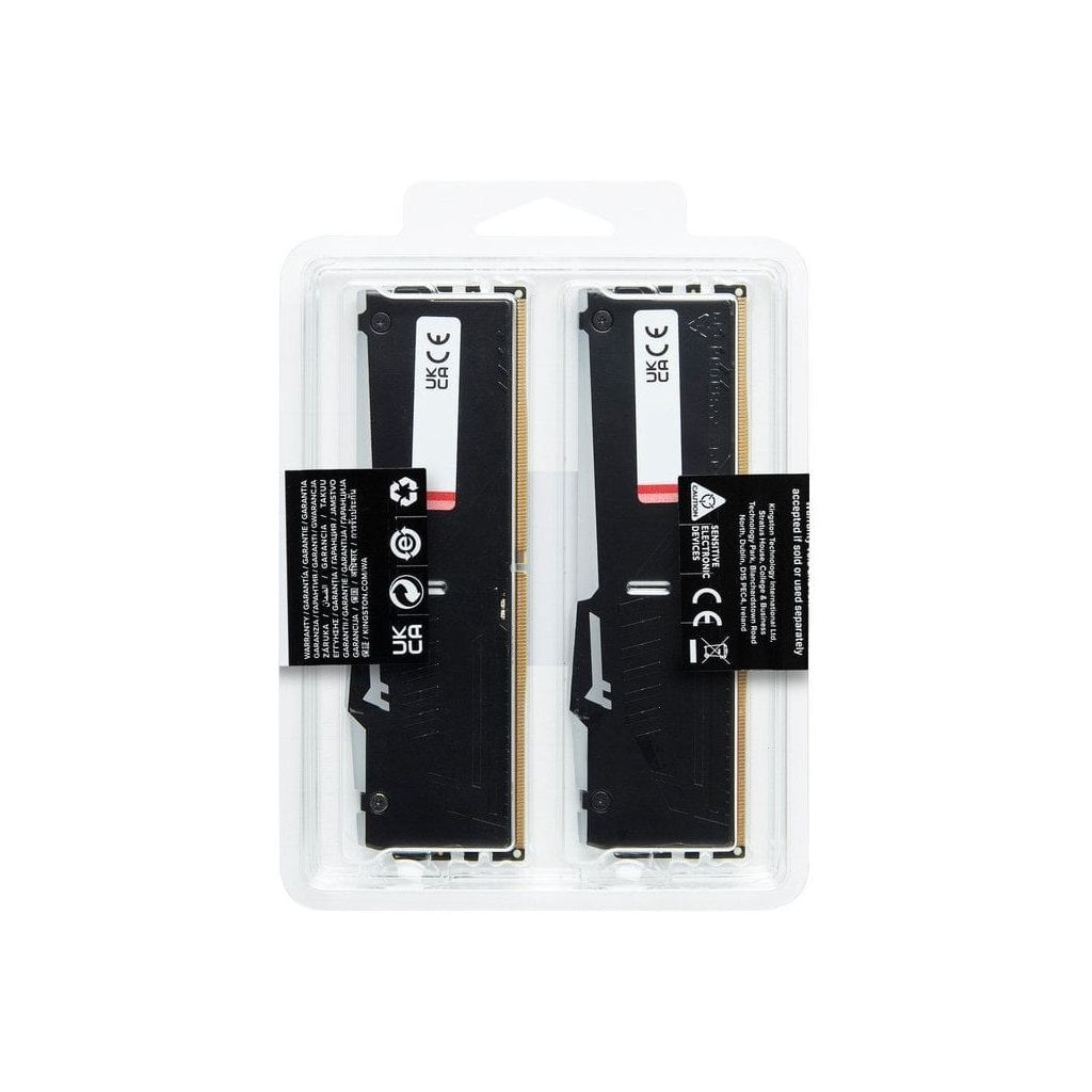 Модуль пам'яті для комп'ютера DDR5 64GB (2x32GB) 5200 MHz Beast RGB EXPO Black Kingston Fury (ex.HyperX) (KF552C40BB2AK2-64) - зображення 8