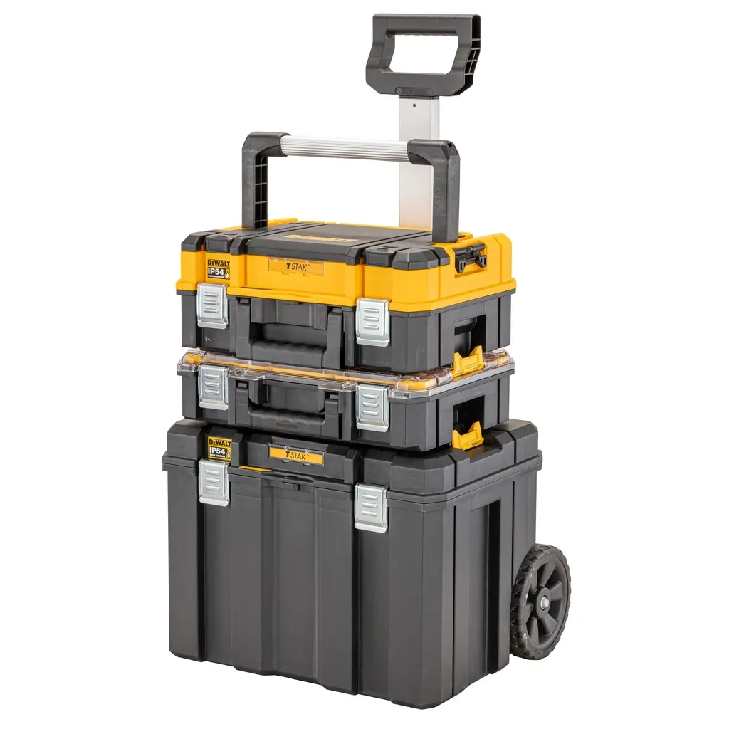 Ящик для інструментів DeWALT комплект TSTAK 2.0 ящик+органайзер+ящик-візок (DWST83411-1) - зображення 1