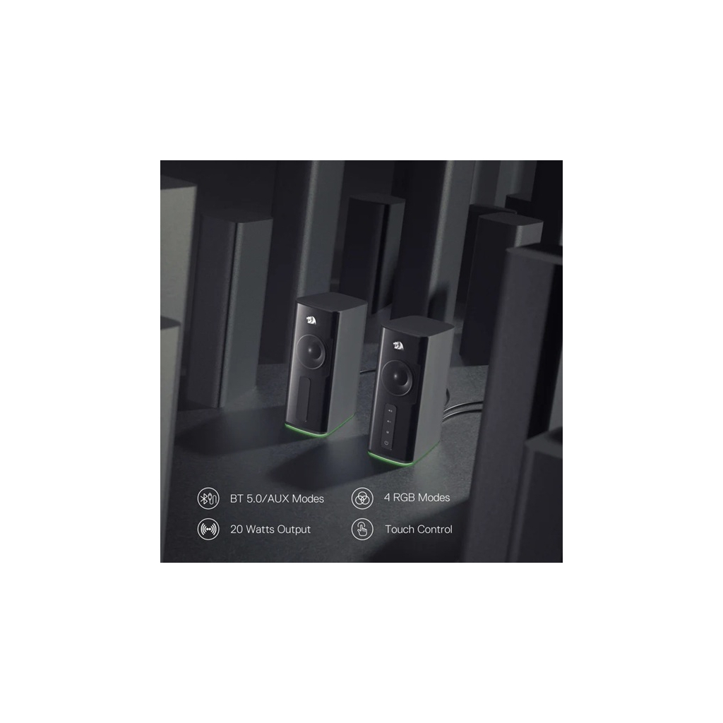 Акустична система Redragon Connie GS814 RGB Bluetooth Black (71987) - изображение 6