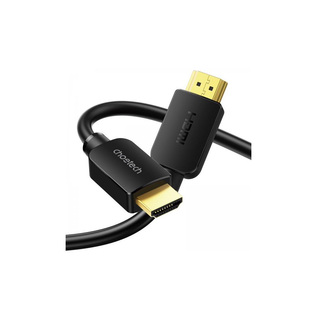 Кабель мультимедійний HDMI to HDMI 2.0m V.2.1 8K 60Hz HDR10 HLG 48Gbps YUV 444 Choetech (XHH-TP20) - изображение 1