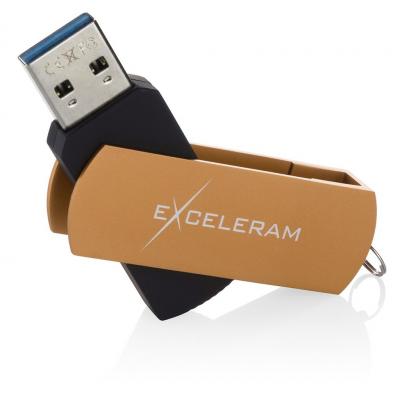 USB флеш накопичувач eXceleram 16GB P2 Series Brown/Black USB 3.1 Gen 1 (EXP2U3BRB16) - зображення 3