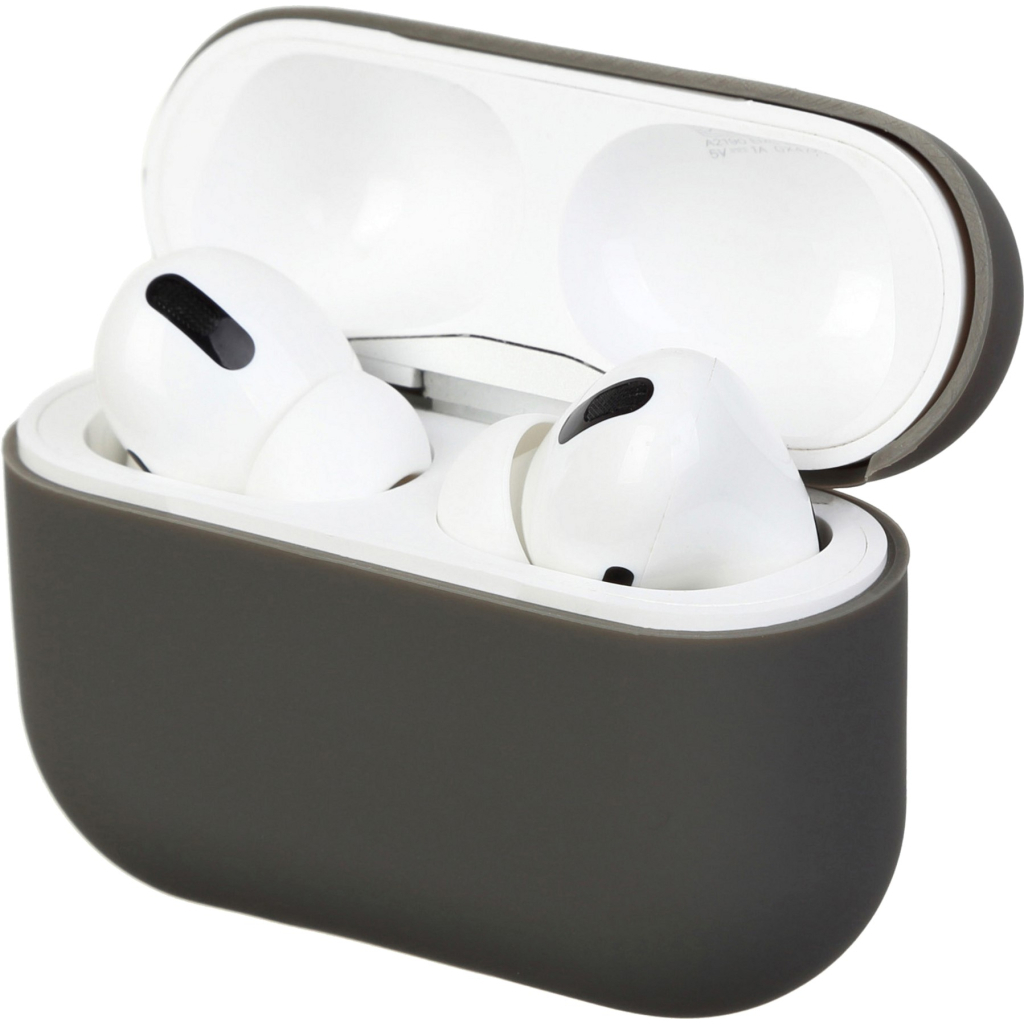 Чохол для навушників Armorstandart Ultrathin Silicone Case для Apple AirPods Pro Dark Grey (ARM55961) - зображення 1