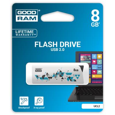 USB флеш накопичувач Goodram 8GB Cl!ck White USB 2.0 (UCL2-0080W0R11) - зображення 5