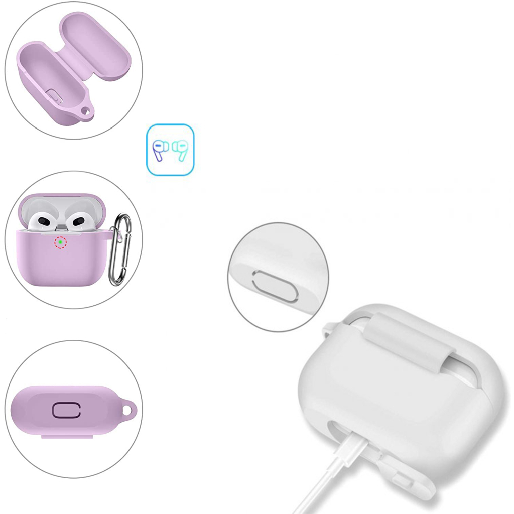 Чохол для навушників BeCover Silicon для Apple AirPods (3nd Gen) Transparancy (707232) - изображение 3