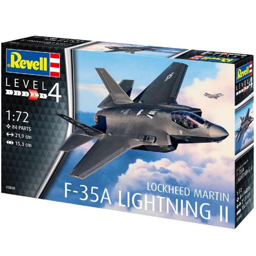 Збірна модель Revell Винищувач-бомбардувальник F-35 "Блискавка II". Масштаб 1:72 (RVL-03868) - зображення 1