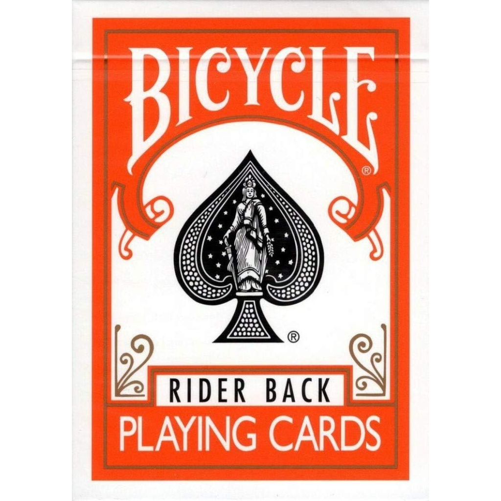 Гральні карти Bicycle Rider Back (Orange) (ВР_КИБРБОД) - зображення 1