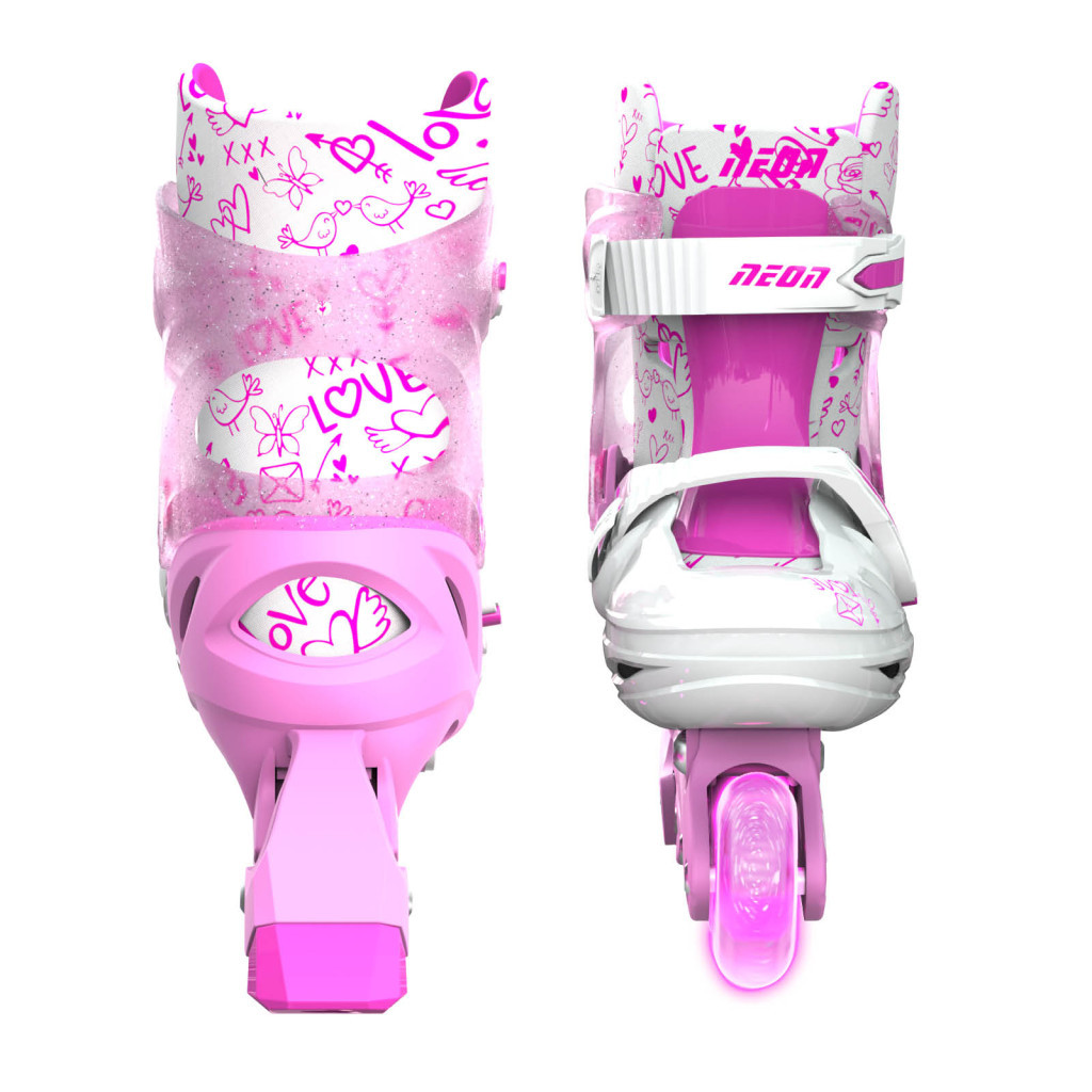 Роликові ковзани Neon Inline Pink розмір 30-33 (NT07P4) - зображення 2