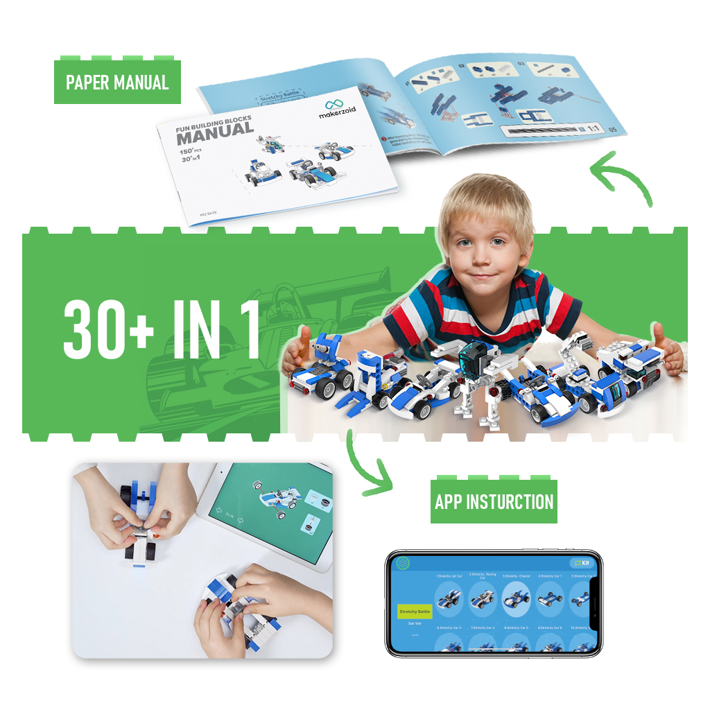 Конструктор Makerzoid Fun Building Blocks (MKZ-BK-FB) - зображення 7