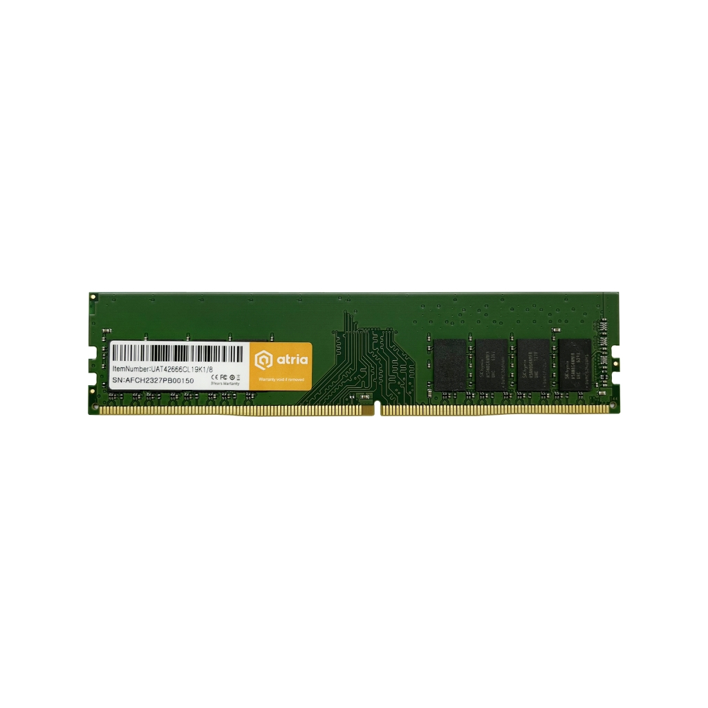 Модуль пам'яті для комп'ютера DDR4 8GB 2666 MHz ATRIA (UAT42666CL19K1/8) - зображення 1