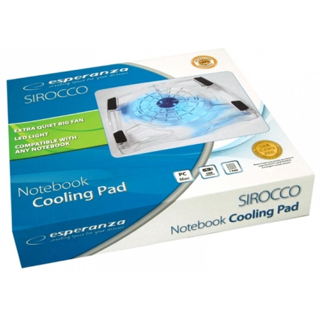 Підставка до ноутбука Esperanza 15.6" Sirocco Notebook Cooling Pad (EA105) - зображення 3