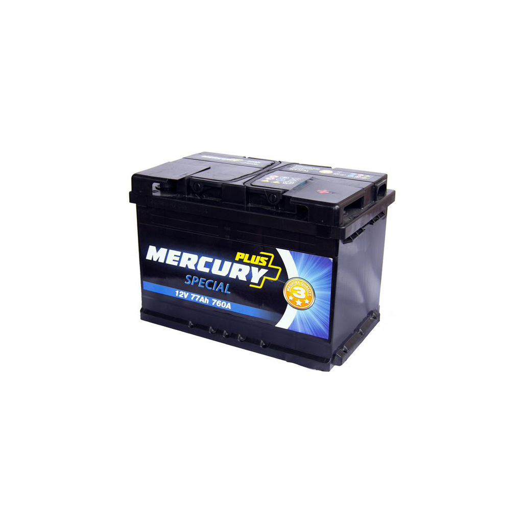 Акумулятор автомобільний MERCURY battery SPECIAL Plus 77Ah (P47291) - зображення 3