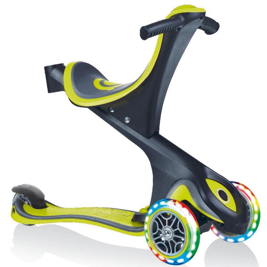 Самокат Globber Go up comfort lights 5 в 1 зелений з підсвічуванням (459-106-2) - зображення 2