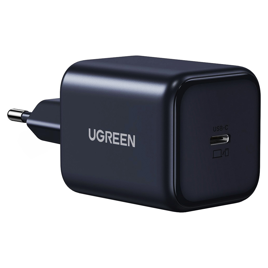 Зарядний пристрій UGREEN USB-C GaN 45W + cable USB-C to USB-C X524 black (65054) - зображення 4