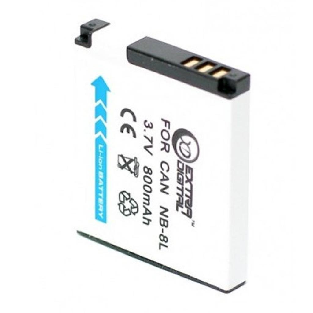 Акумулятор до фото/відео Extradigital Canon NB-8L (BDC2447) - зображення 2