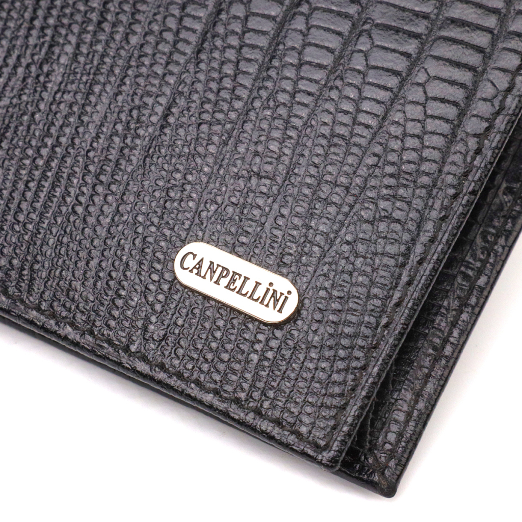 Портмоне Canpellini З натуральної шкіри Чорне (21868) - зображення 5