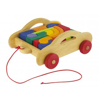 Конструктор Nic дерев'яний Візок 17 ел. (NIC523315) - зображення 2