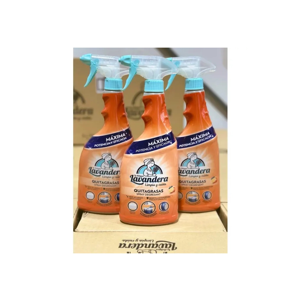 Спрей для чищення кухні La Antigua Lavandera Для видалення жиру Цитрус 750 мл (8437014202441) - picture 3