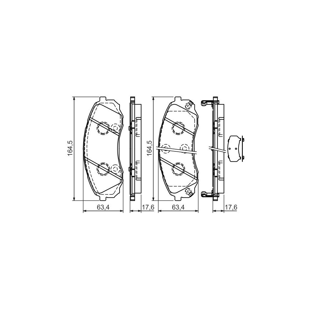 Гальмівні колодки Bosch 0 986 494 377 - зображення 2
