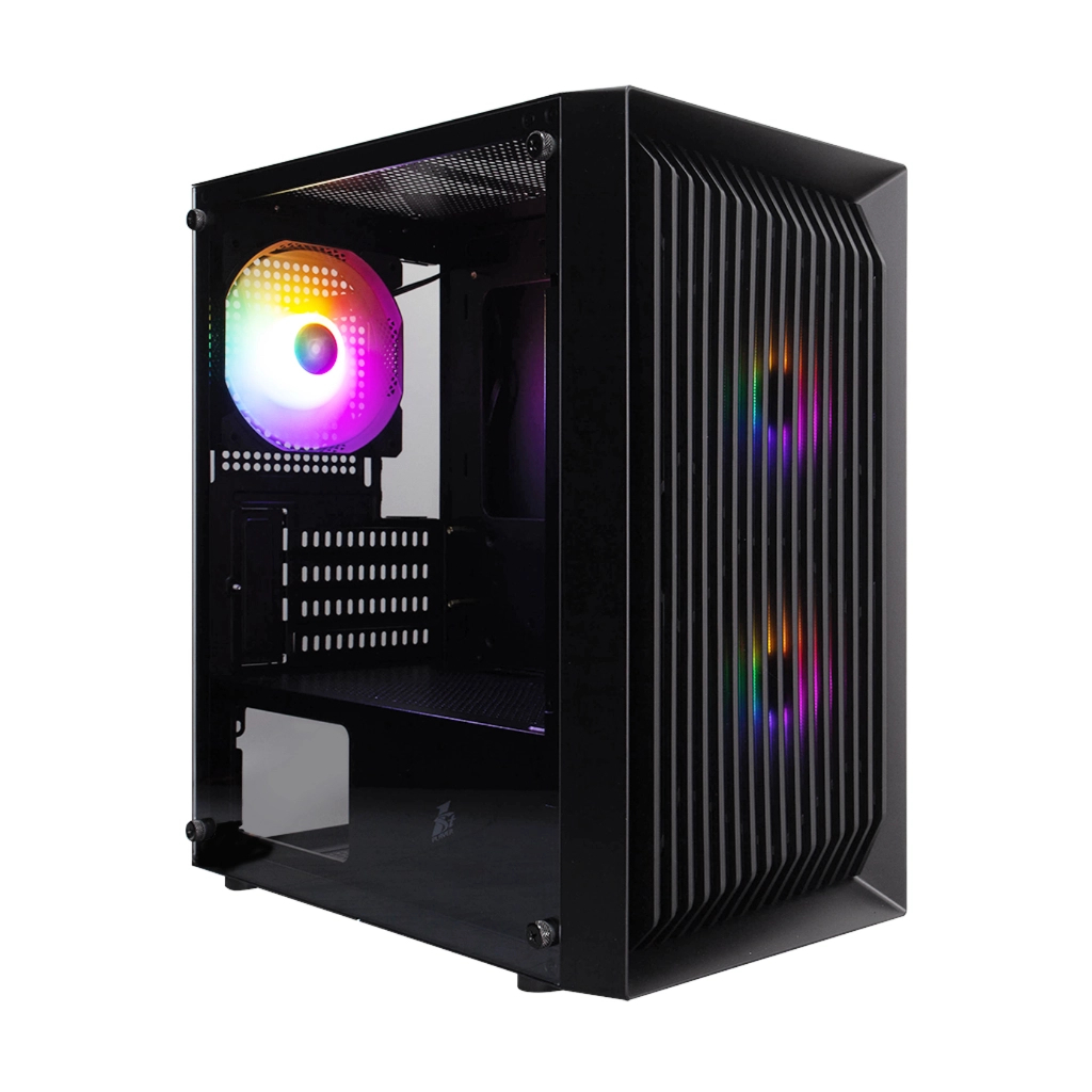 Корпус 1stPlayer BS-2-BK-3F1 - зображення 1