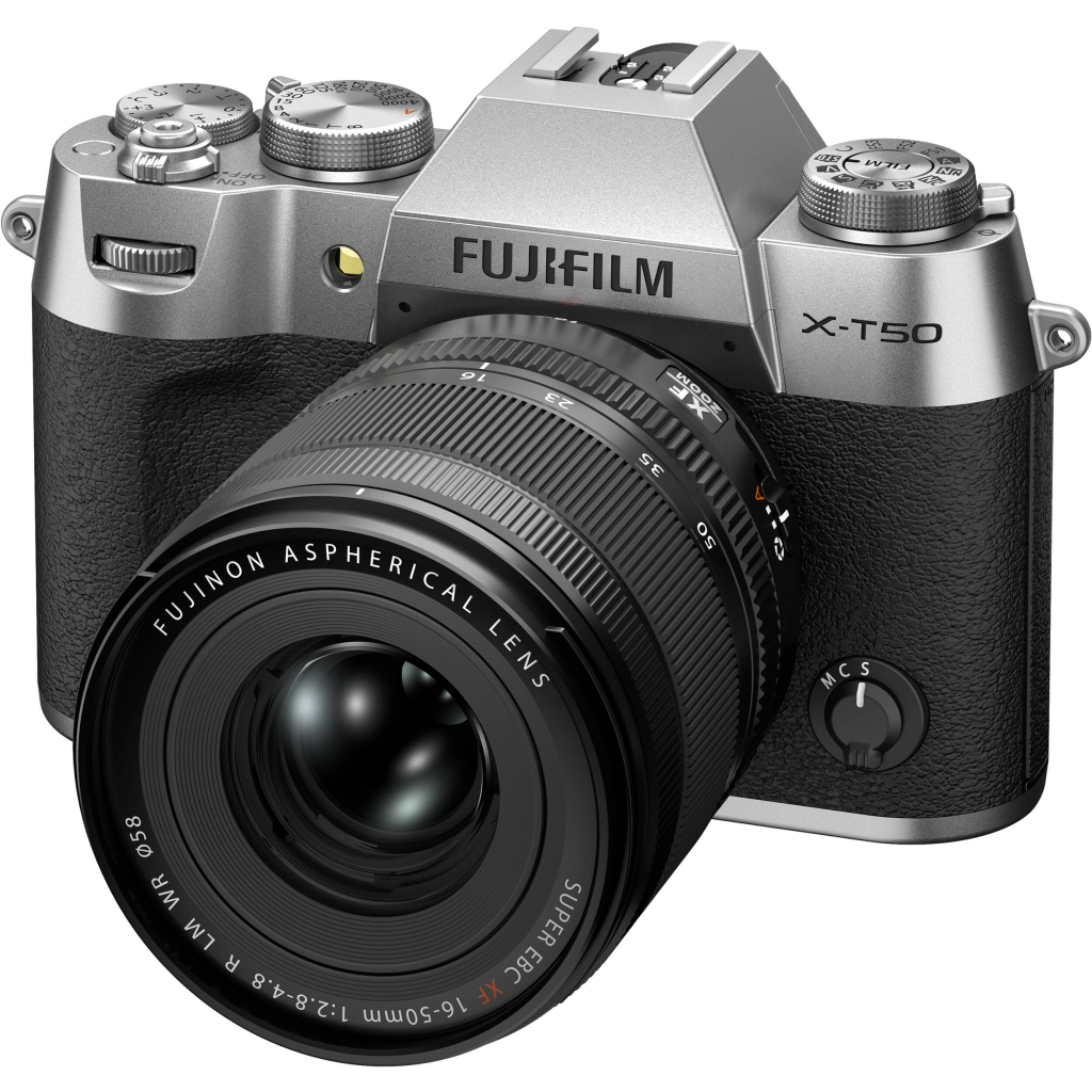 Цифровий фотоапарат Fujifilm X-T50 + XF16-50mmF2.8-4.8 R LM WR Kit Silver (16828569) - зображення 1