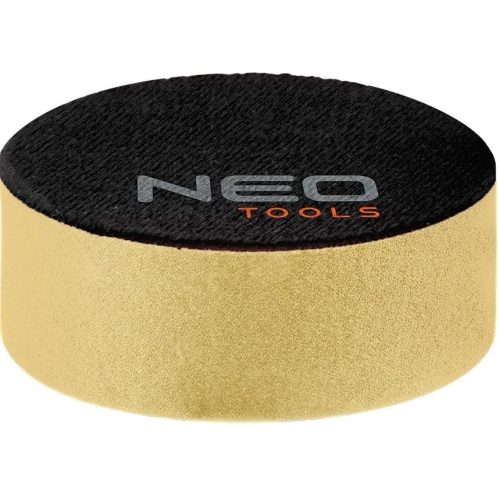 Диск полірувальний Neo Tools полірувальний, губка м’яка, на липучці, 80x25мм (08-974) - зображення 1