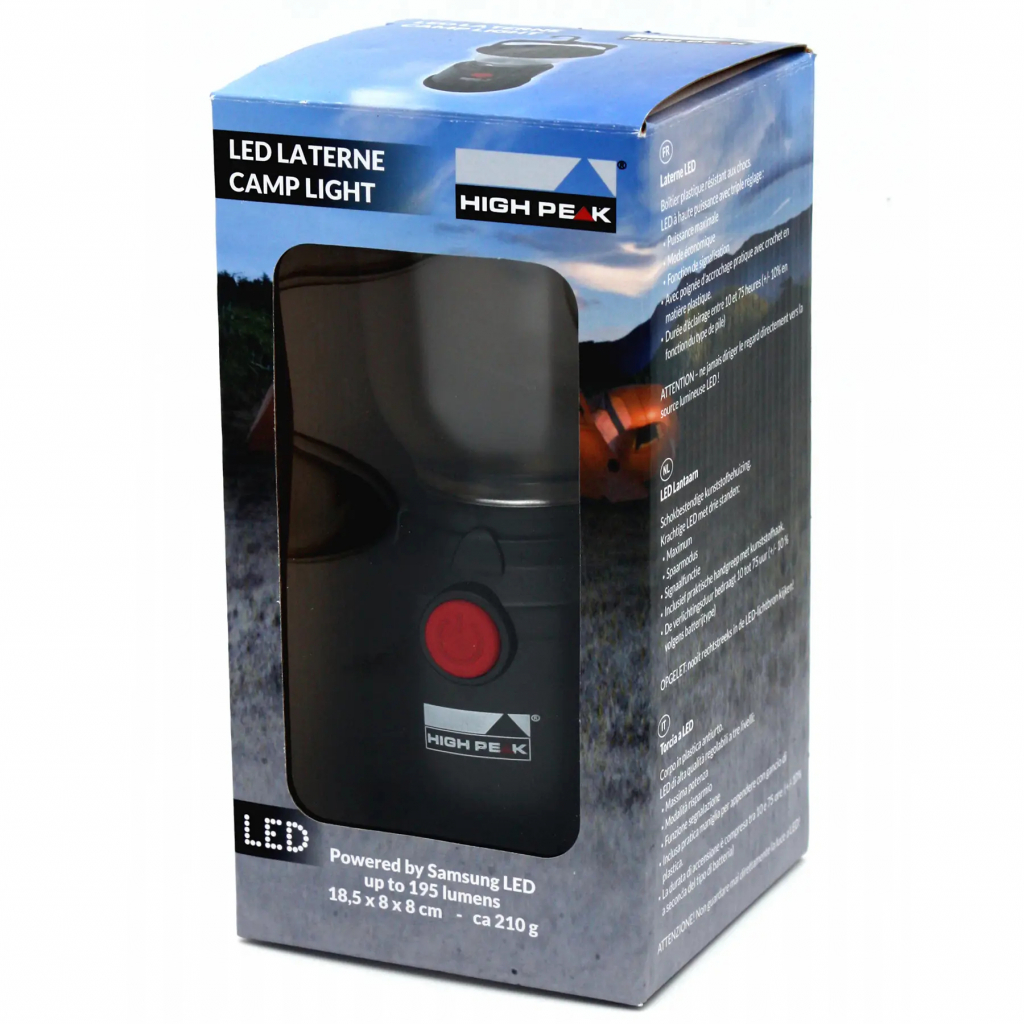 Ліхтар High Peak LED Lantern Camp Light Black (929193) - зображення 2
