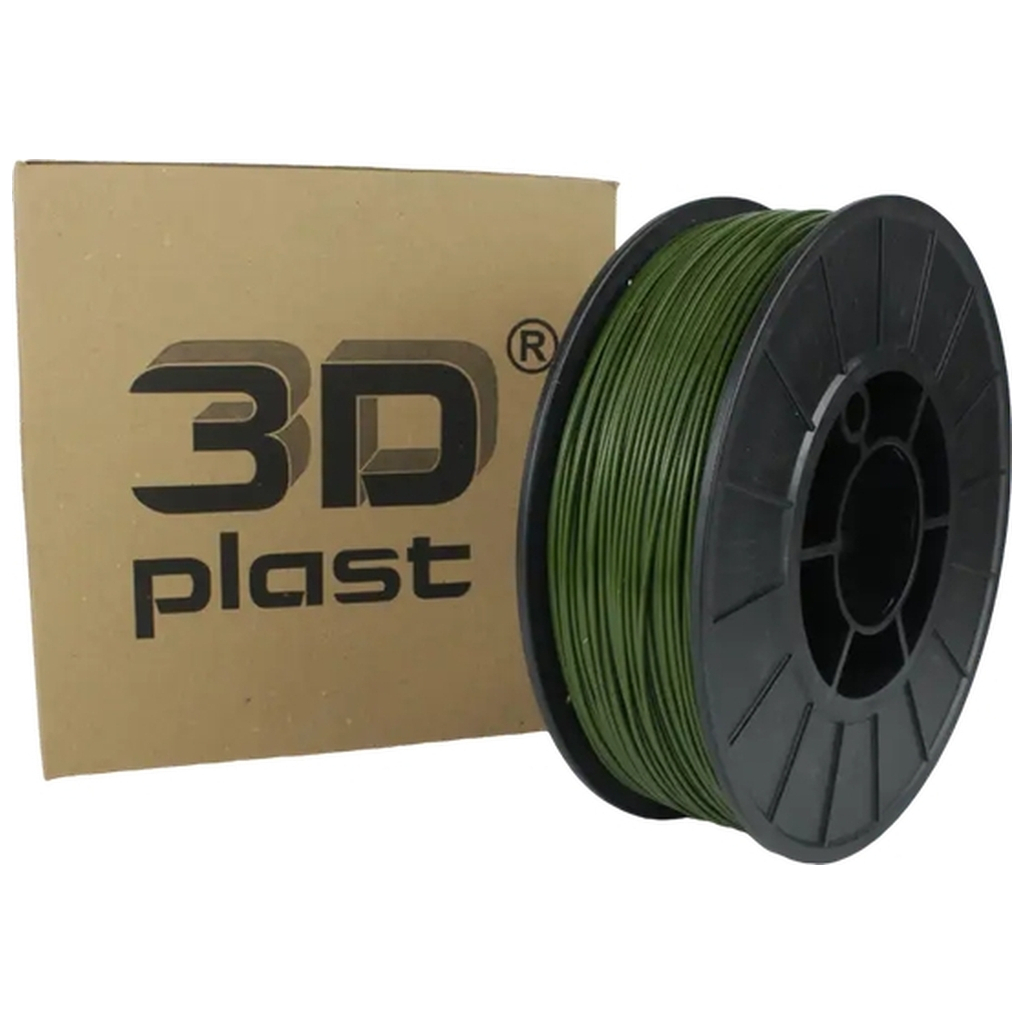 Пластик для 3D-принтера 3Dplast PETG 1.75мм, 0.85кг, khaki (3DPTG17508HKI) - зображення 1
