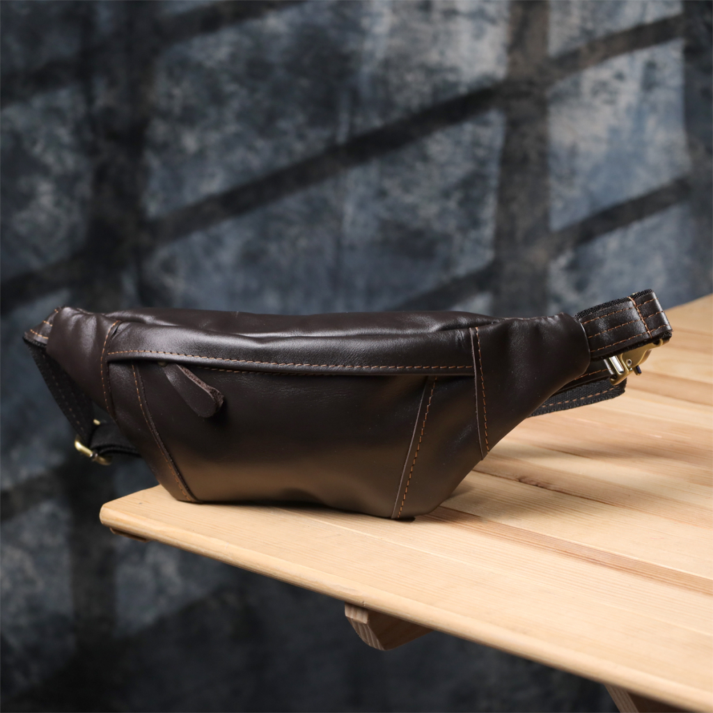 Сумка Shvigel З натуральної шкіри Коричнева (23126) - зображення 8