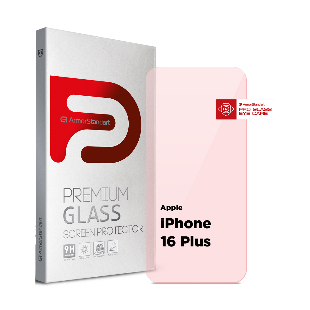 Скло захисне Armorstandart Pro Eye Care Apple iPhone 16 Plus (ARM80304) - зображення 1