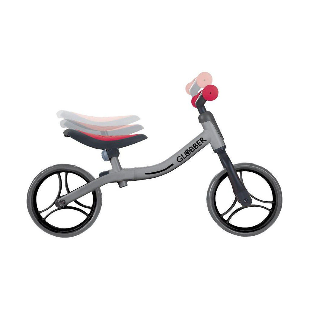 Біговел Globber GO BIKE Сріблясто-червоний (610-192) - зображення 4