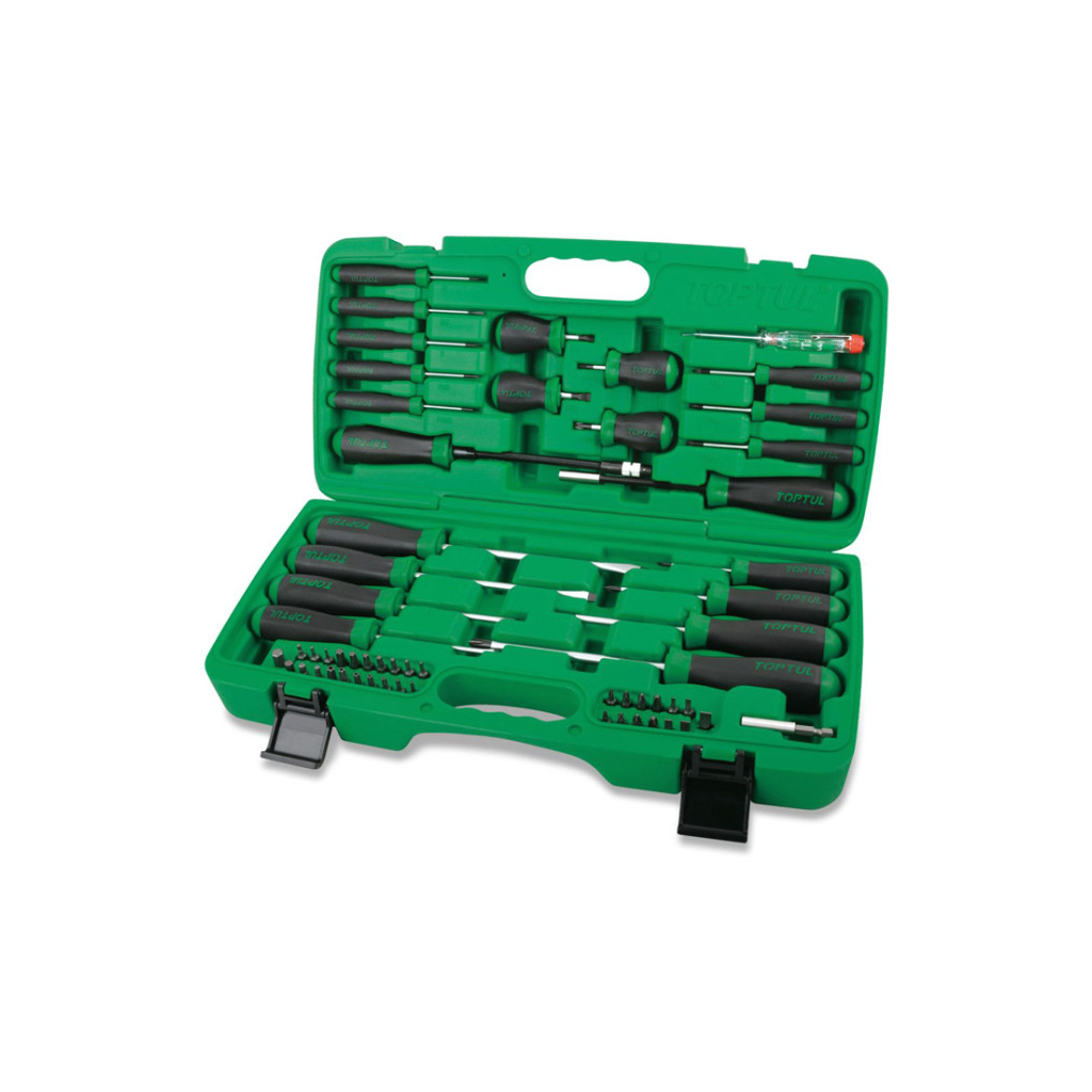 Набір викруток Toptul з бітами 58шт. (GAAI5801) - зображення 1