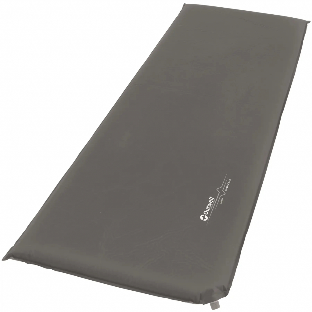 Туристичний килимок Outwell Self-inflating Mat Sleepin Single 7.5 cm Grey (929038) - зображення 1