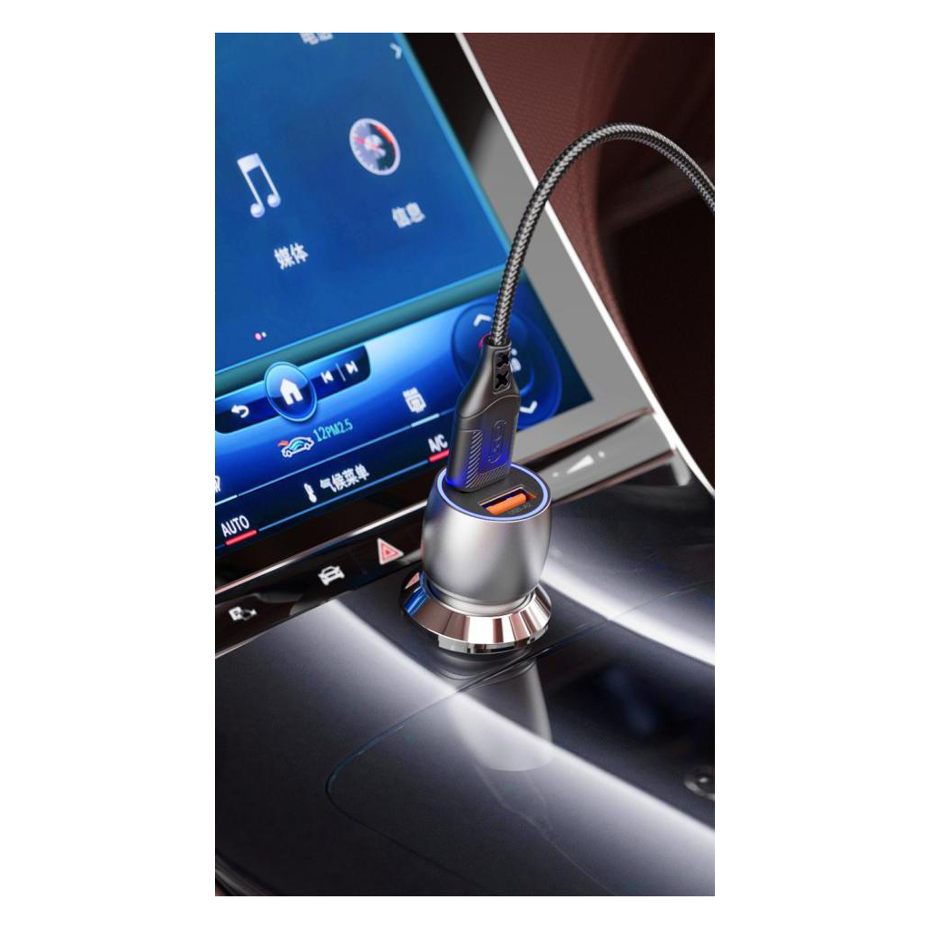 Зарядний пристрій XO CC51 2 Type-C PD (40W) Black (XO-CC51-BK) - зображення 3