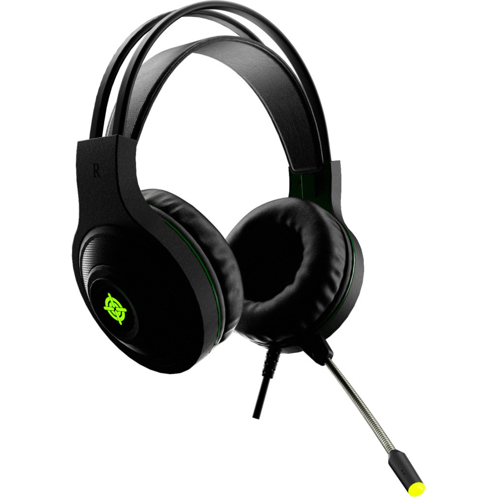 Навушники GamePro Racer HS610G Black-Green (HS610G) - зображення 4